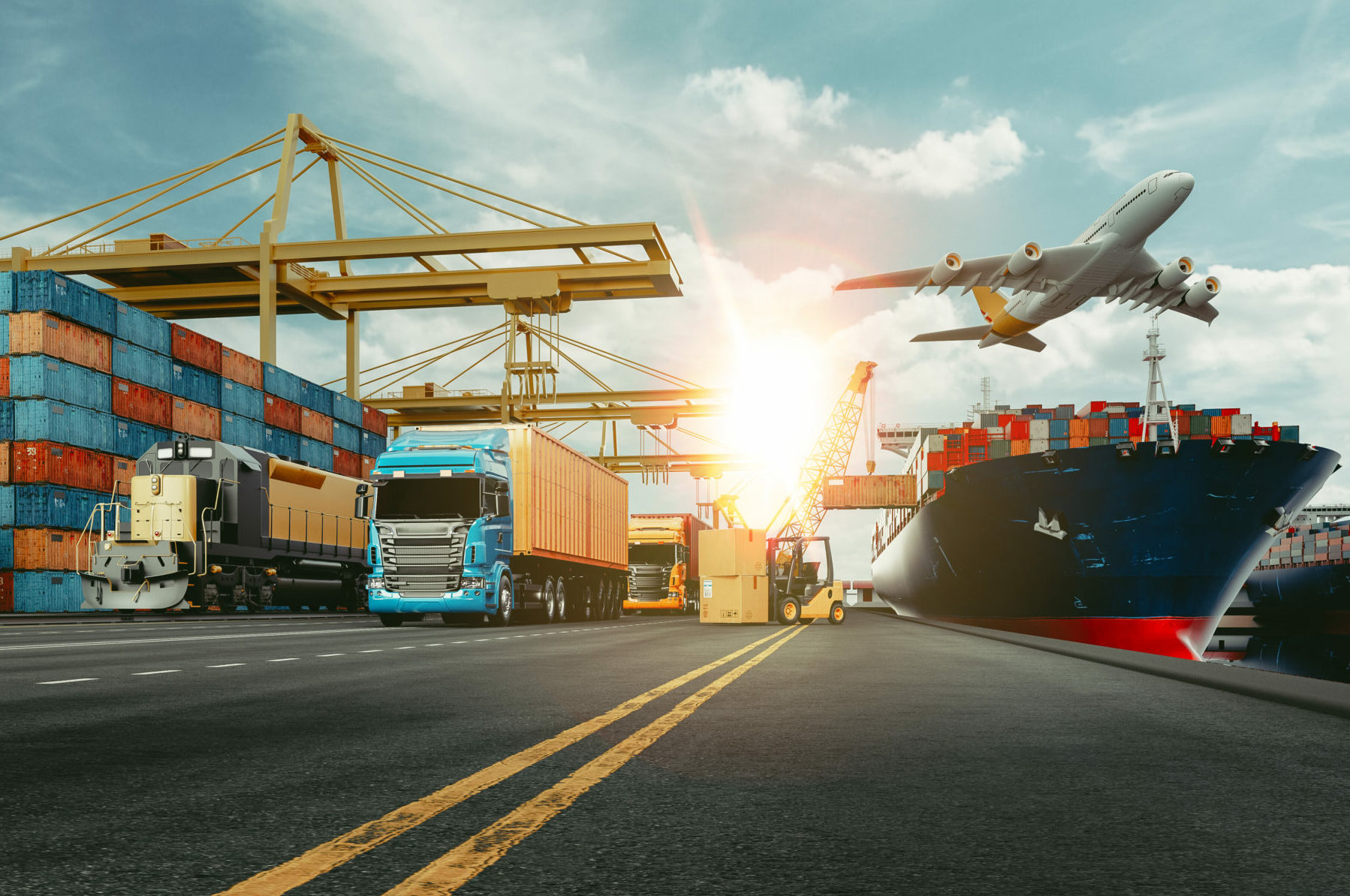 Freight-forward shipping